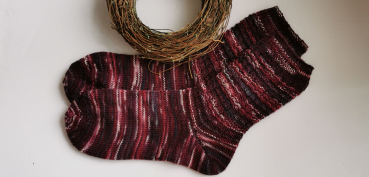 Socke Bordeaux